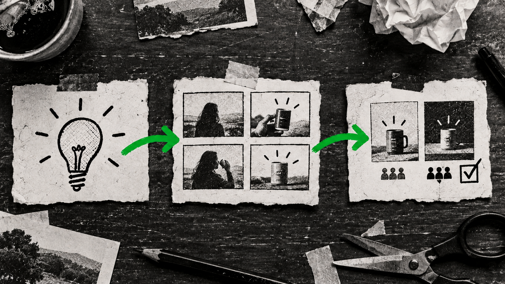 The difference between a creator idea, a creative brief, and a testable ad hypothesis