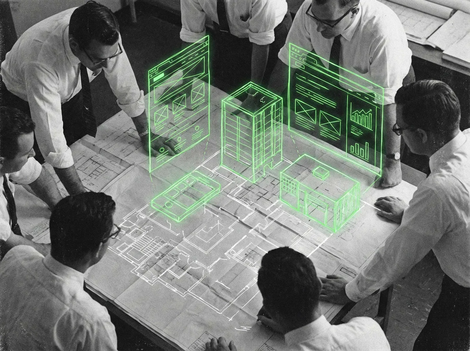 Emerald Digital web design archive showcase